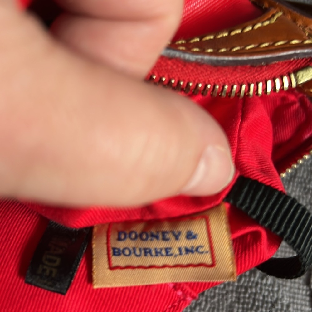 Dooney & Bourke Red Slim Crossbody Purse - Picture 12 of 15